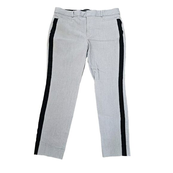 Banana Republic Pants - Banana Republic Womens Sloan Slim Pants Size 12 Gray Heathered Mid Rise Stretch